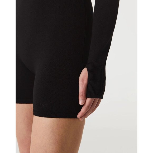 Nike Every Stitch Considered $400 Black Women's Bodysuit Made in Italy Jumpsuit - Picture 5 of 7